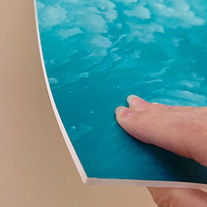 Foto em folha de PVC